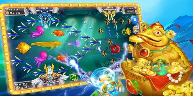 Game bắn cá đổi tiền Momo với số lượng lớn các loài sinh vật