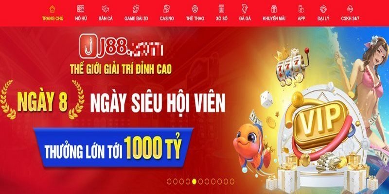 J88 thực hiện bảo trì ngân hàng để fix lỗi cho người chơi