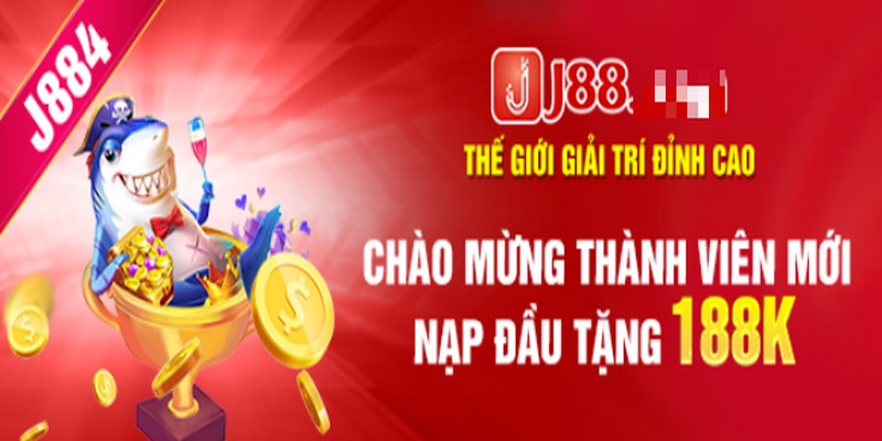 Người chơi đăng ký mới tại J88 ngay sau khi tiến hành giao dịch nạp tiền lần đầu