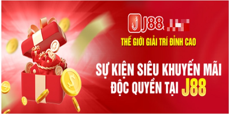 Nhận quà bất ngờ từ khuyến mãi casino J88